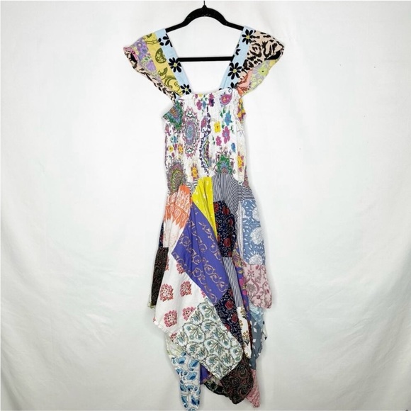 Ashley Taylor Dresses & Skirts - NWOT ASHLEY TAYLOR cotton Bohemian Patchwork Dress One Size quilted